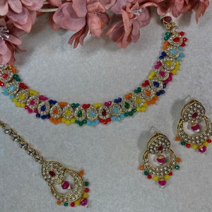 Multicolour Necklace Set