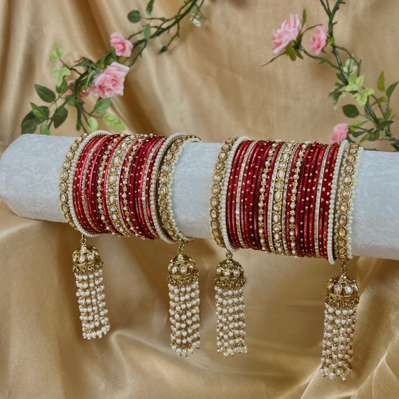 Luxury Wedding Bracelets With Rhinestones & Pearls Luxury Wedding Bracelets With Rhinestones & Pearls