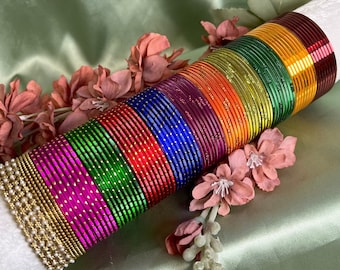 Bangle Roll Build Your Bangle Set - Multicolour Collection Set