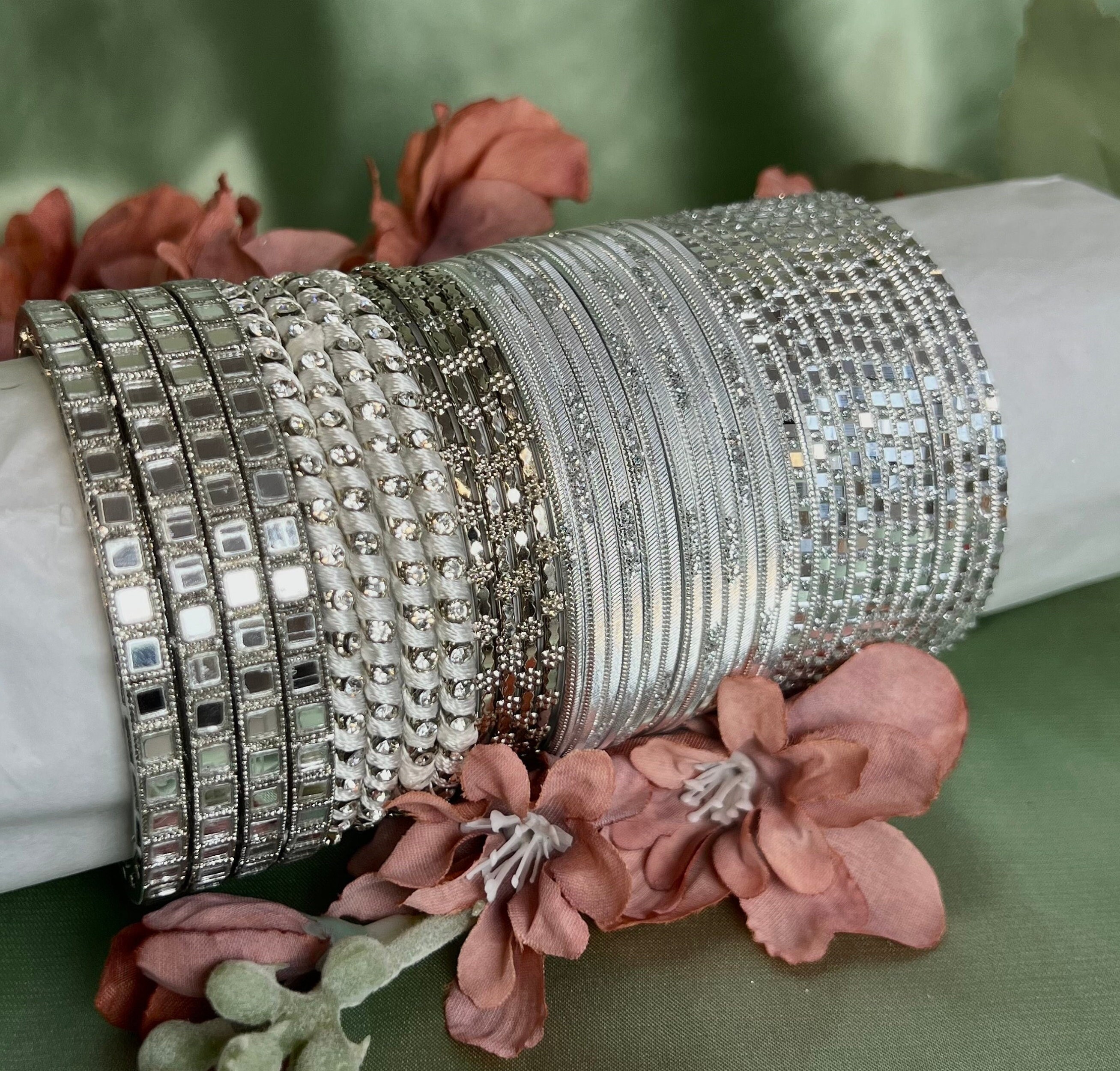 Bangle Roll Build Your Bangle Set - Silver Bangle Collection