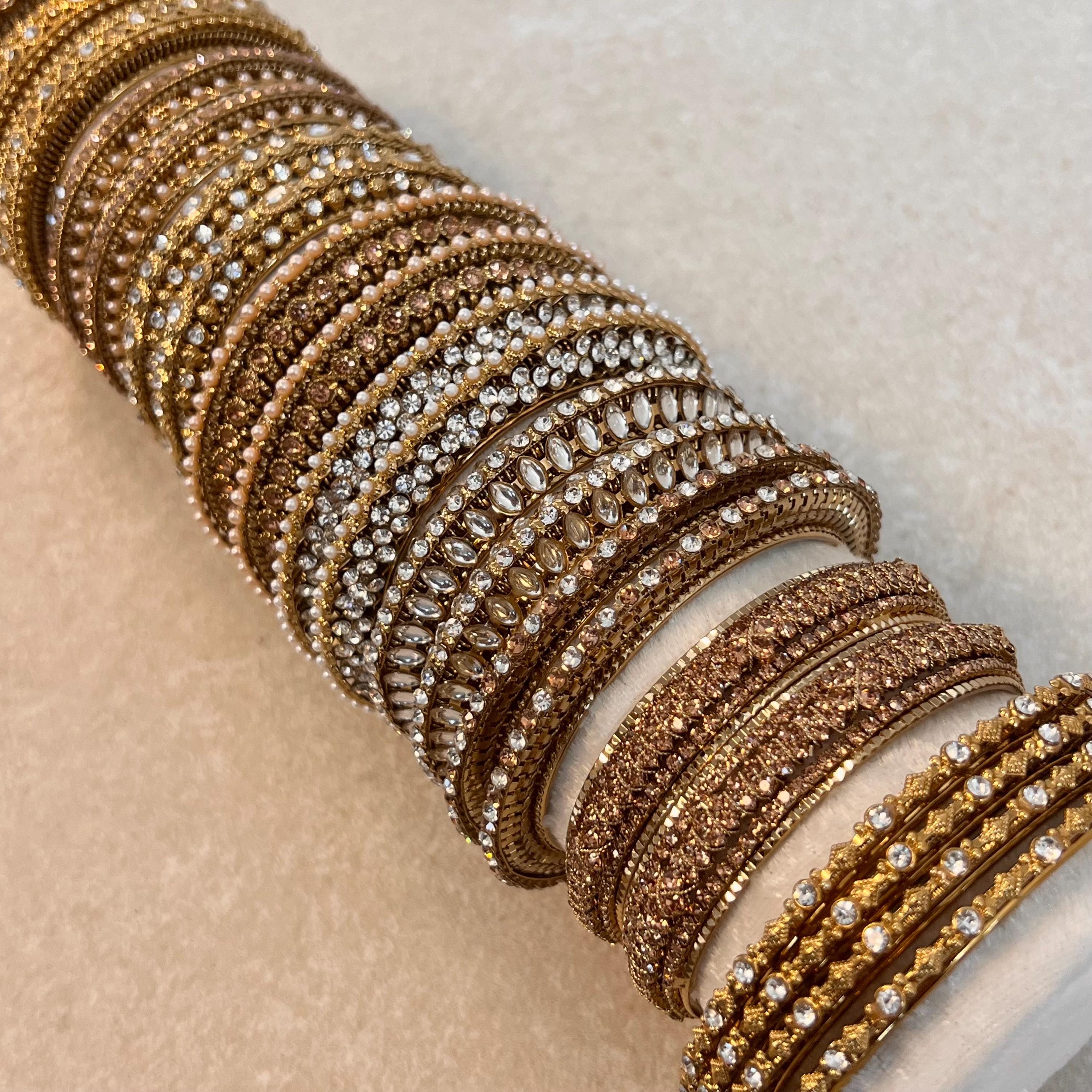 GENERICO Lujoso Reloj Y Pulseras De Moda Con Diamantes De Imitación Para Mujer