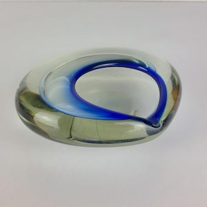 Murano glass ashtray, modernist ashtray, retro ashtray, vintage ashtray, gift, gift idea, old, cool, smoke accessory