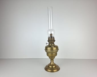 Lámpara de aceite vintage grande de latón, hermosa lámpara, decoración del hogar, idea de regalo 3