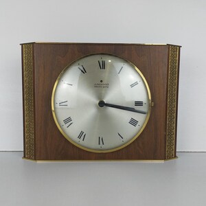Junghans clock, vintage wall clock, retro clock, wooden clock, unique clock, cool clock, made in germany, germany clock
