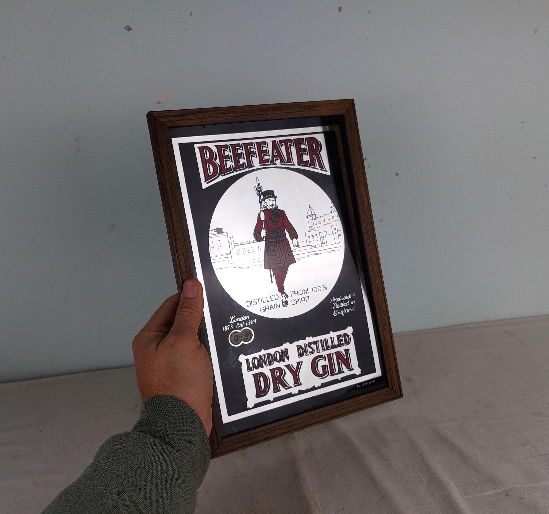 Beefeater Gin Mirror - Etsy