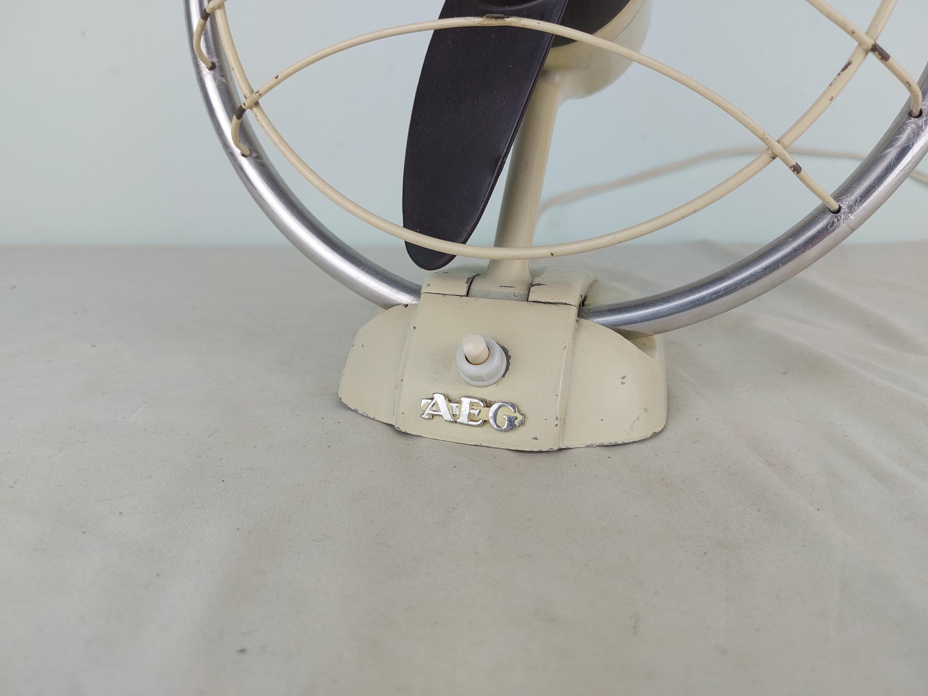 AEG Fan, AEG Ventilator, Vintage Fan, Retro Fan, Made in
