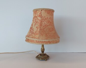 Rose bedside lamp, vintage lamp, retro lamp, romantic lamp, night lamp, retro, decor lamp, small lamp, night lamp, red lamp