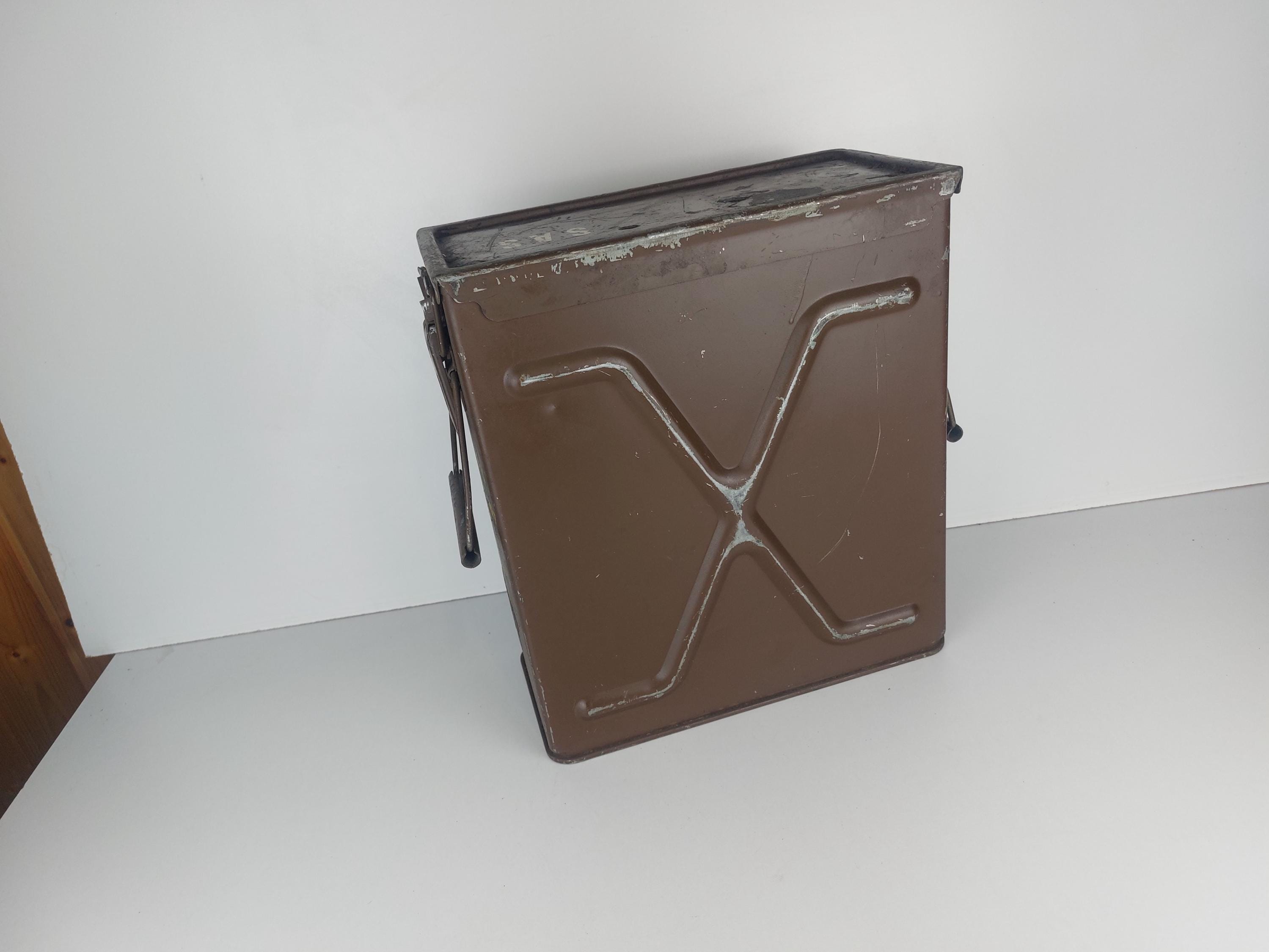 Vintage Military Metal Box, Army Box, Vintage Box, Metal Box, Army