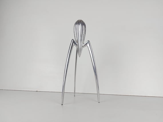 Alessi Zitronenpresse, Sputnik Dekor, made in itlay, moderne Küchendekoration, Unikat, alt