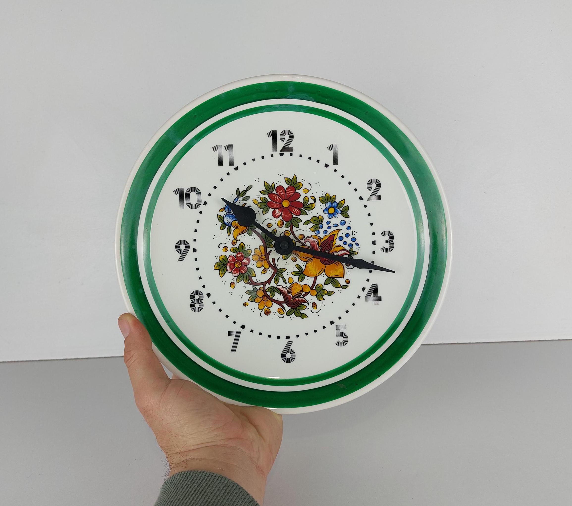 Ceramic plate clock - Etsy 日本