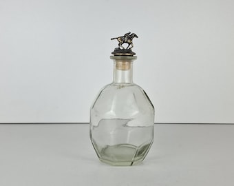 Karafka w kształcie konia, butelka do wyścigów konnych, kolekcjonerska, stara, zabytkowa, butelka na whisky