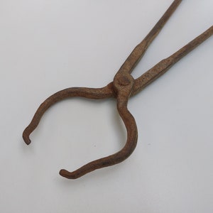Antique blacksmith tools, Industrial, vintage tools, collectable tools, handmade tools, iron, primitive, blacksmith decor, unique 1