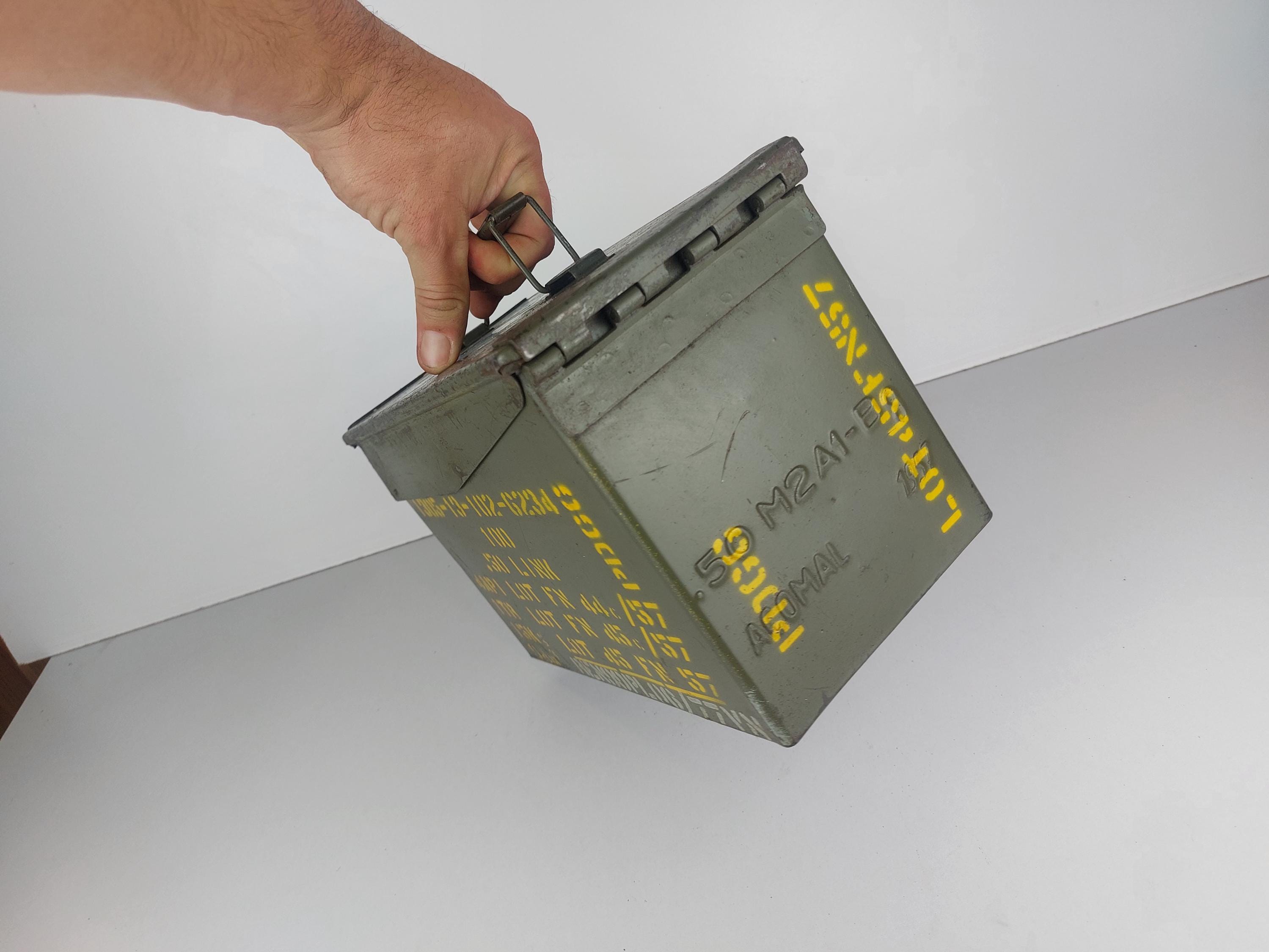Vintage Military Metal Box, Army Box, Vintage Box, Metal Box, Army