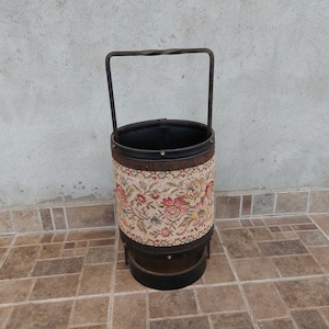 Umbrella holder, umbrella stand, vintage, retro, old, cool, home decor, white umbrella stand, great home decor, art