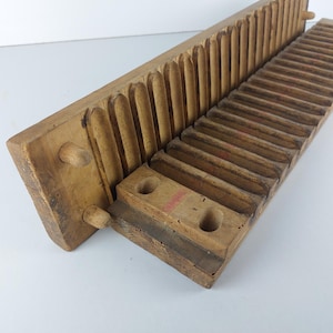 Antique Wood Cigar Mold, Vintage Wooden Cigar Molds, Big authentic factory wooden Cigar Mold, collectable, decor 34