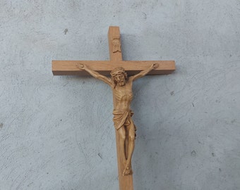 Wall cross, crucifix, religion decor, Christian decor, Jesus, Religion, God, Amen, wooden cross, home decor, wall decor, gift idea 1