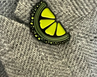 Lime Logo Lapel Pin - Fiesta Friday - Fruit Pin