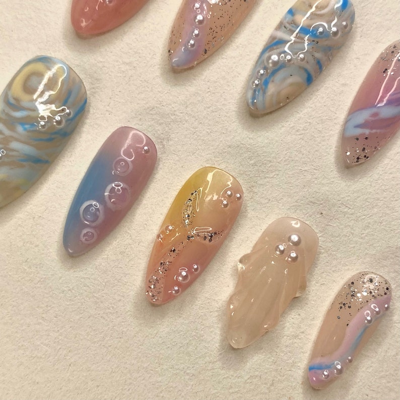 mermaid nail image 3