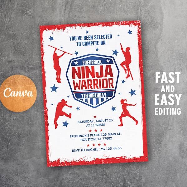 Ninja Warrior - Etsy