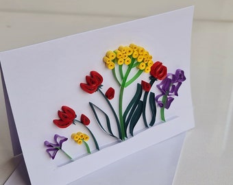 Handmade  Paper Quilling Card