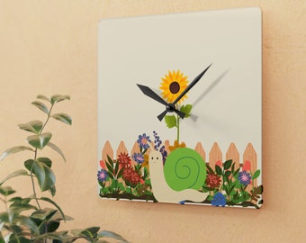 gardening ,Acrylic Wall Clock, Generic brand,  gifts