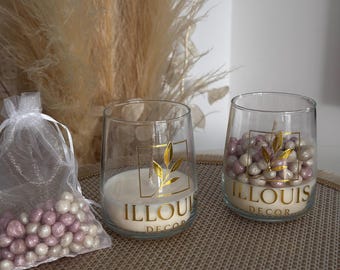 Baroque Pearl Soy Wax Candle  Keepsake Jewelry Vessel