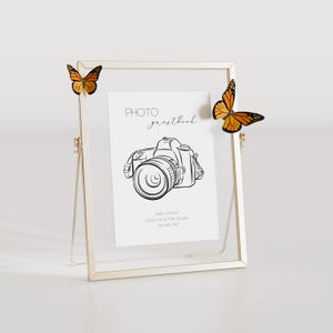 Photo guestbook wedding sign, Photo book sign, Table sign wedding,Camera Guestbook, Guestbook sign wedding, Modern minimalist wedding sign.