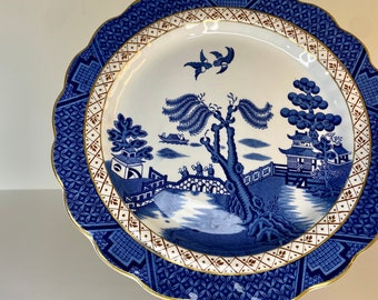 Booths Real Old Willow Plate - Classic Blue and White China | Flitcroft&Co
