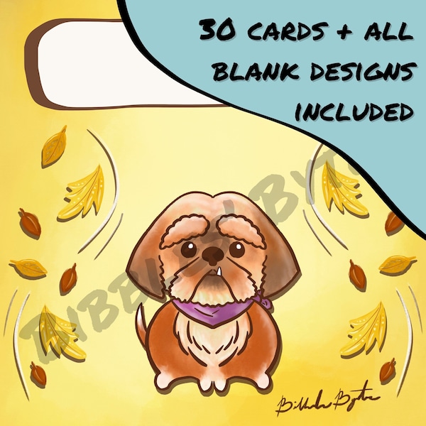 Non-Verbal Communication Cards (Yellow Brown Dog) - Communication Assistive Tool for Neurodiversity, Autism Tool, and Non-Verbal