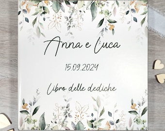 LZYWOD Libro degli ospiti audio per matrimonio, registra messaggi vocali personalizzati con libro degli ospiti telefono per la tua festa di matrimonio e compleanno, messaggio audio vintage per