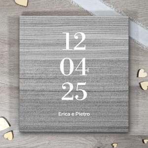 Customizable photo album, Memory album, 25 x 25 cm photo album, Photo book, Photo album, Photo album with date
