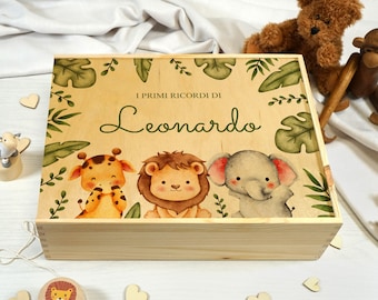 Coffret souvenir, coffret souvenir bébé, coffret bois personnalisé, cadeau naissance, coffret bois personnalisé