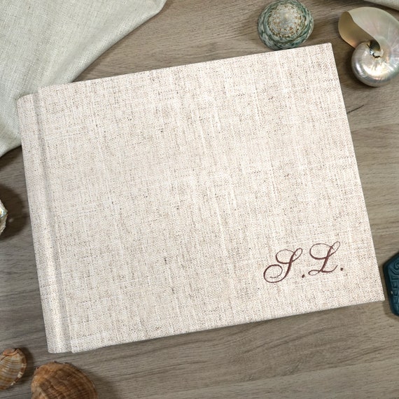 Mini Album Fotografico RECUTMS In Tessuto Lino Rosso - 15x10 Cm, 50 Foto, Copertina Con Tasca Frontale - Ideale Per Foto Di Bambini, Matrimonio E Vacanze - 2