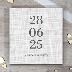 Customizable photo album, Memory album, 25 x 25 cm photo album, Photo book, Photo album, Photo album with date
