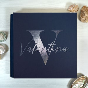 Album foto compleanno, Album fotografico personalizzabile, copertina in Cartatela, Interno con separatori in velina, Album per 18 anni