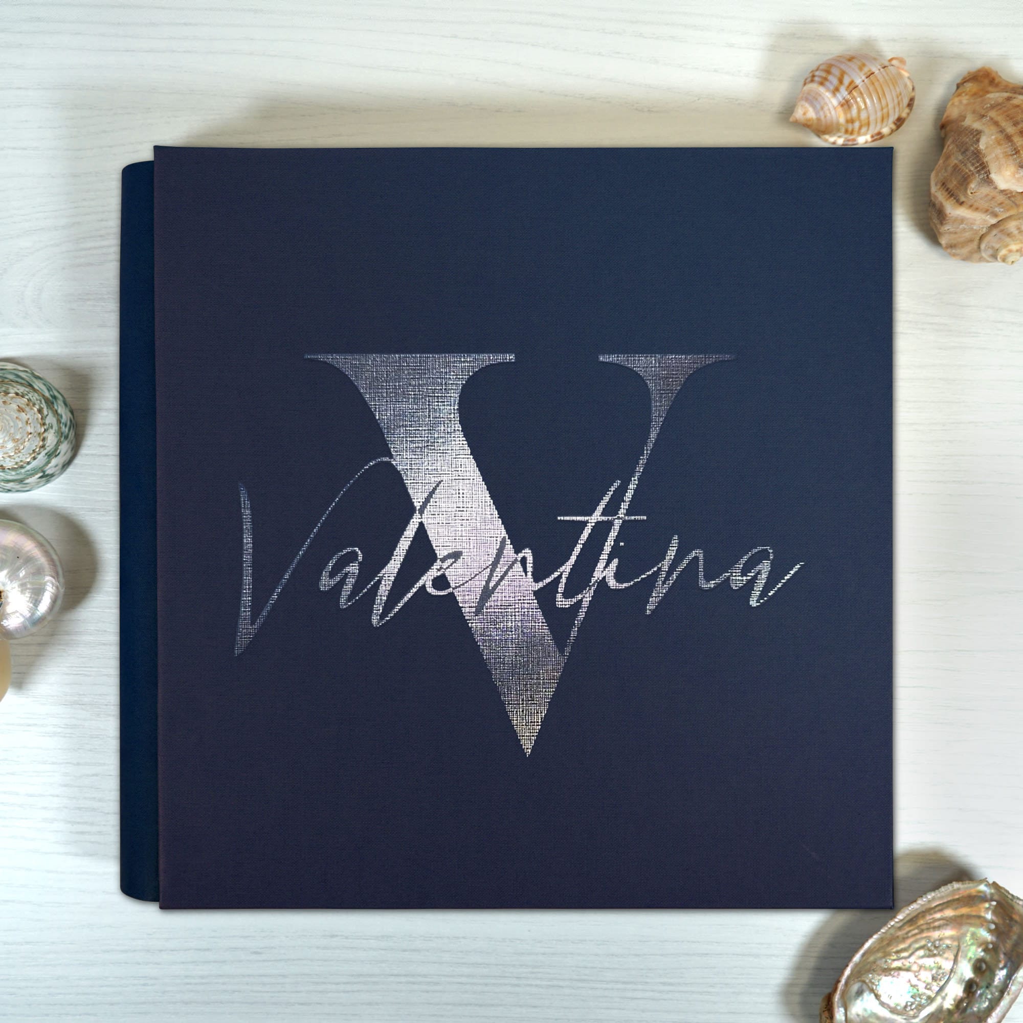 Leenou Album Fotografico Fai Da Te In Feltro Vintage, 19,5x18 Cm, Pagine Nere Per Scrapbooking – Regalo Personalizzato Per Lei, Grigio Scuro - 2