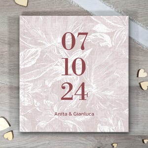 Customizable photo album, Memory album, 25 x 25 cm photo album, Photo book, Photo album, Photo album with date