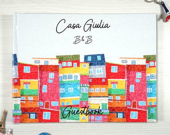 Guestbook, Welcome Book for Holiday Home, Guestbook b&b, Book for reviews, Guestbook for tourist rentals