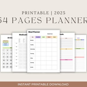 2025 ADHD Planner, Planner for kids, ADHD Digital Planner, Digital Adhd Planner, Digital Planner, 2025 Planner, kids ADHD Planner
