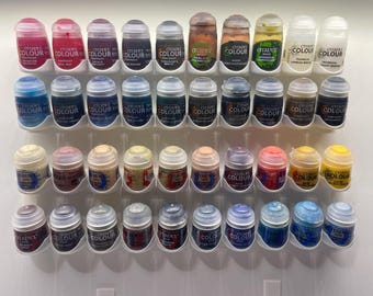 Wall-mounted Paint Rack for Citadel Paint Pots