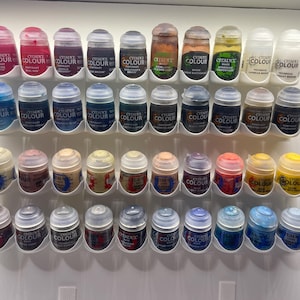 Wall-mounted Paint Rack for Citadel Paint Pots