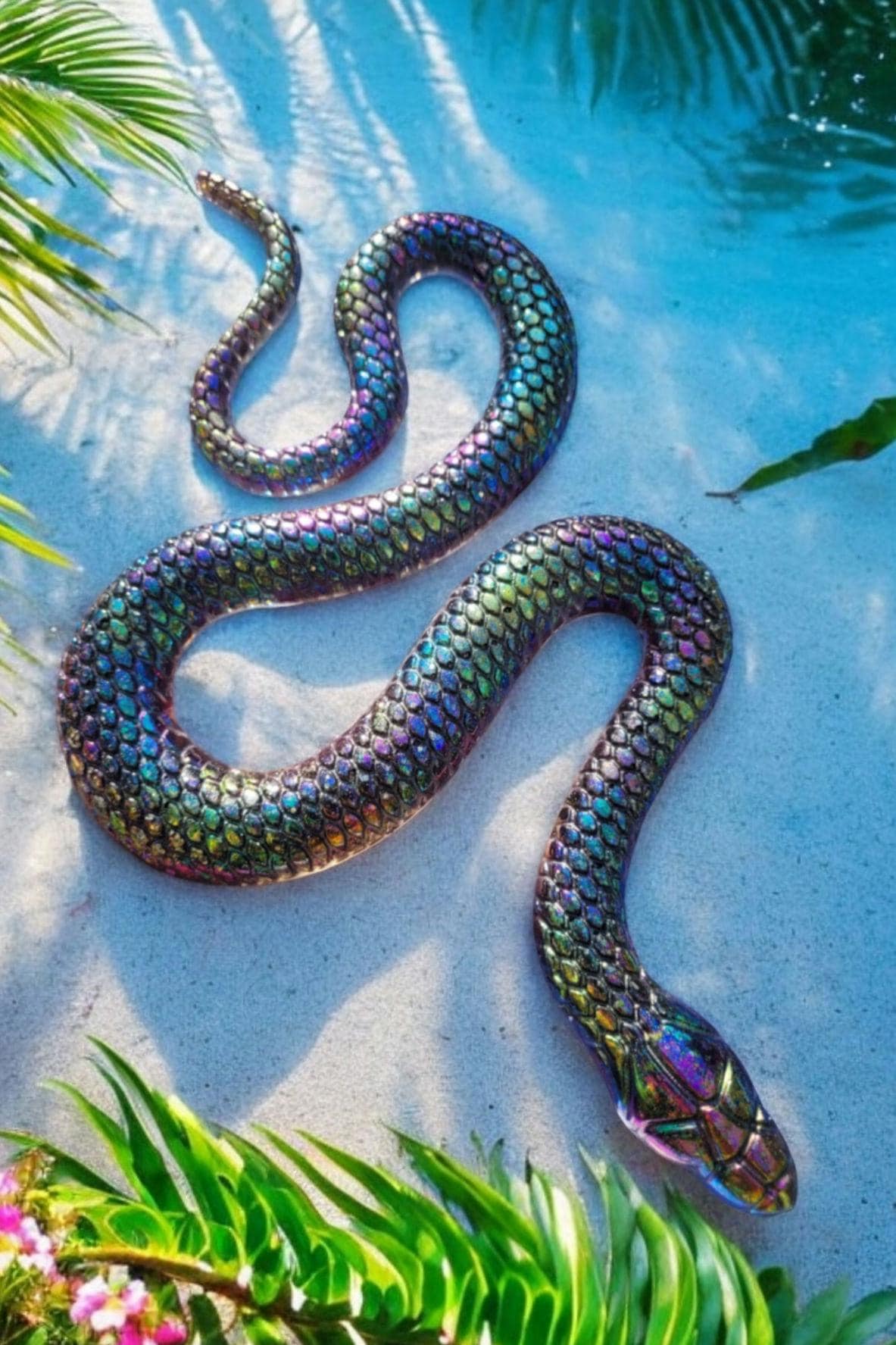 Color Shifting Resin Snake: Chameleon Powder Art - Etsy Israel