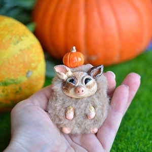 Piggy cute mythical creature - art doll