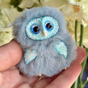 Owl cute mythical creature - art doll