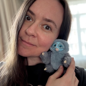 Sloth cute mythical creature - art doll