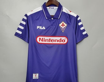 Maillot rétro Fiorentina 1998/1999 - Maillot vintage Fiorentina Rui Costa - Maillot rétro Batistuta - Kits ACF vintage - AC Fiorentina 98 99