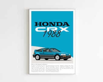 Nissan 300ZX Illustrated Car Poster: JDM Enthusiast Art (digital