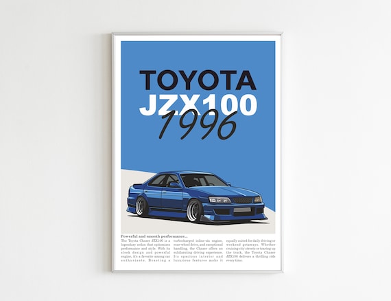 Iconic Charm: Toyota Chaser JZX100 Poster - Celebrate Performance