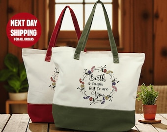 Birth Doula Gift Tote Bag: Nurse & Midwife Appreciation