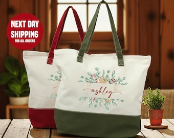 Custom Name Tote Bag, Personalized Name Tote Bag, Canvas Tote Bag, Customized Name Tote, Monogrammed Tote Bag, Custom Name Bag Gifts